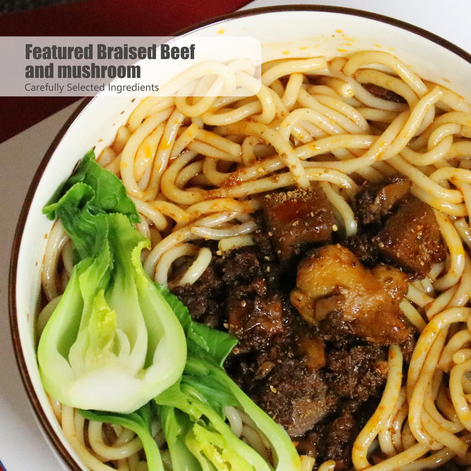 Braised Beef Mixed Instant Rice Noodles 01