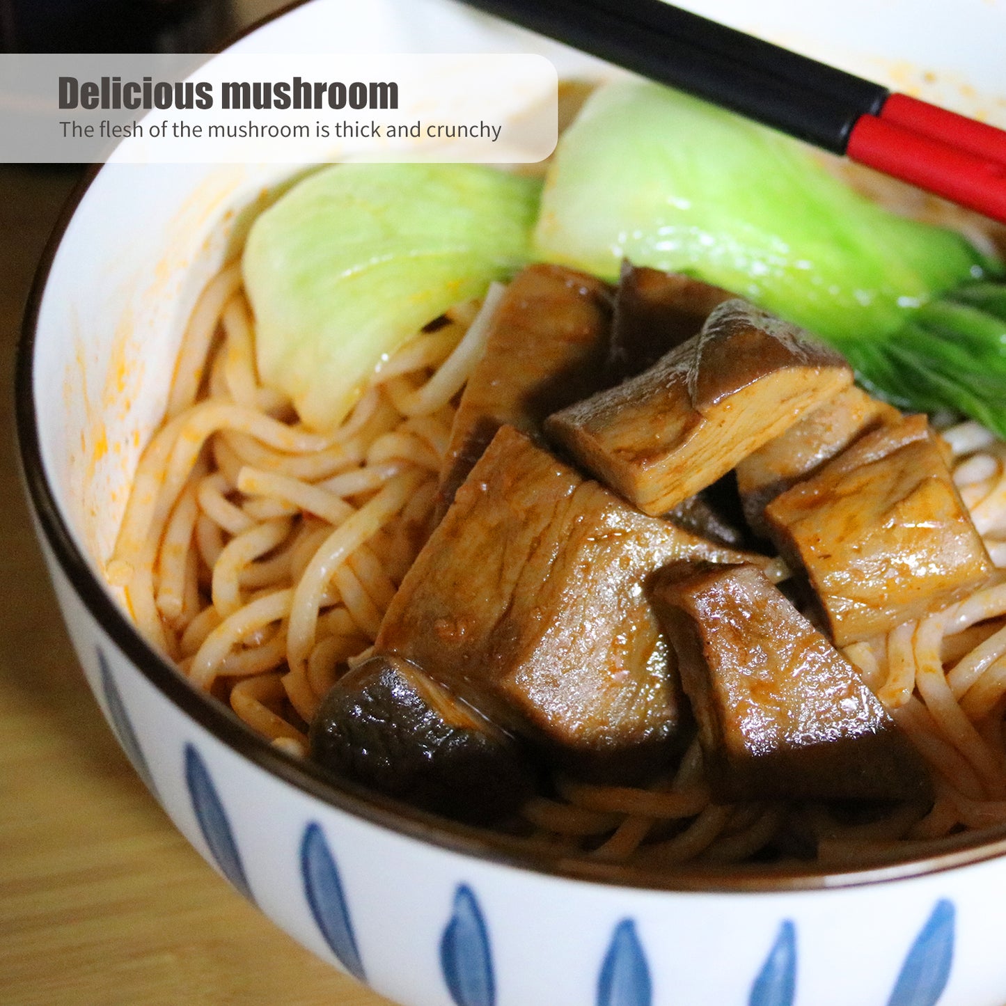Vegan Mushroom Soup Instant Rice Noodles 02