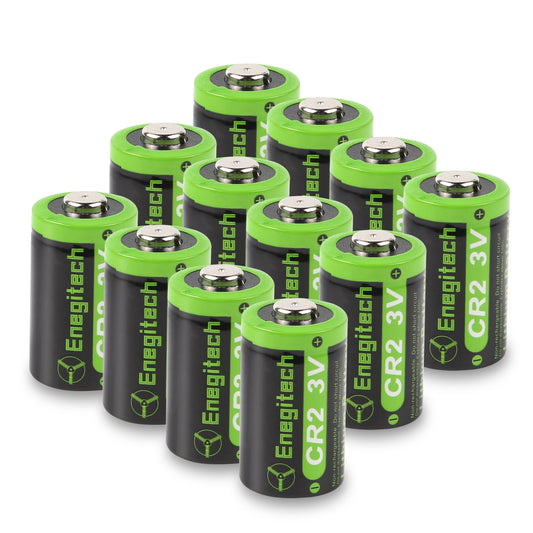 Enegitech CR2 Lithium Batteries - 12 Pack