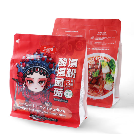 Vegan Hot and Sour Mushroom Instant Rice Noodles main01